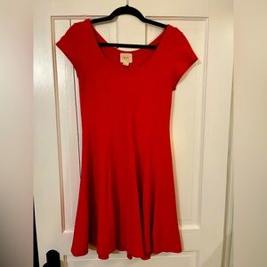 Maeve Red Skater Dress Size S